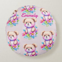 Teddy bear watercolors pastel