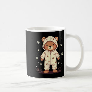 Teddy Bear Wearing Pajamas Coffee Mug