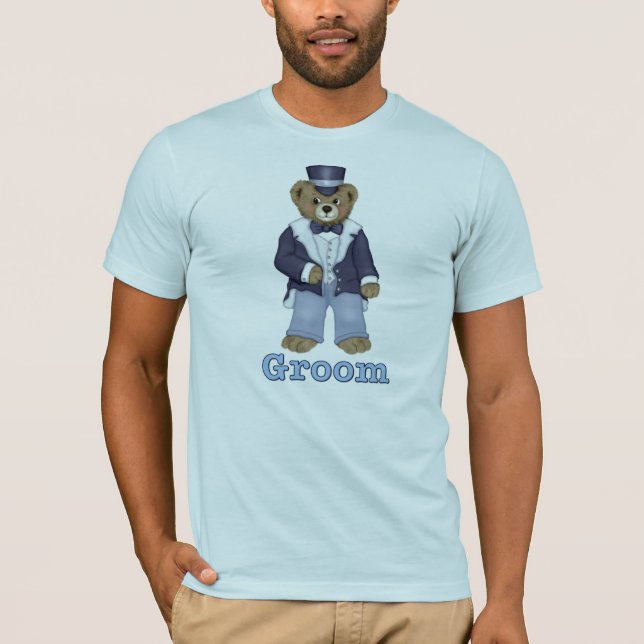 Teddy Bear Wedding - Customise T-Shirt (Front)