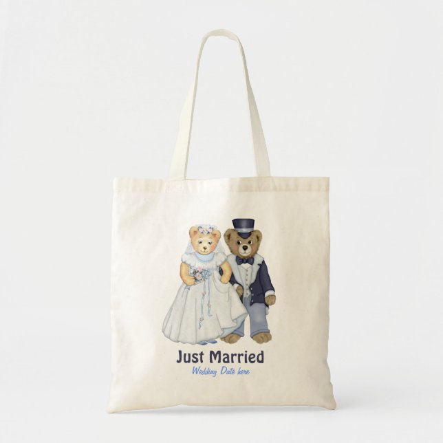 Teddy Bear Wedding - Customise Tote Bag (Front)