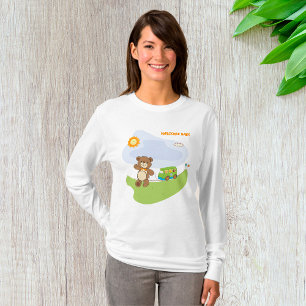 Teddy Bear Welcome Baby Nursery Design T-Shirt