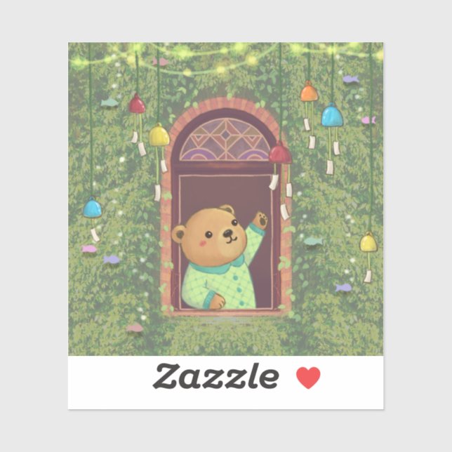 Teddy Bear & Wind Chimes (Sheet)