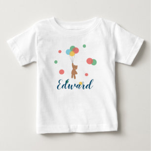 Teddy Bear with Balloons  Baby T-Shirt