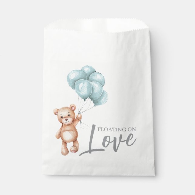 Teddy Bear with Balloons Favour Bags (Front)