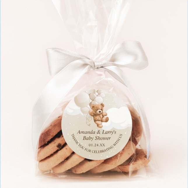 Teddy Bear with Balloons Sticker (Creator Uploaded)