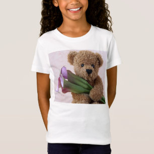 Teddy bear with calla lilies T-Shirt
