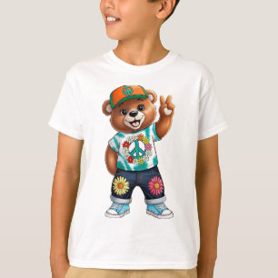 Teddy Bear with casual peaceful outfit 1 T-Shirt