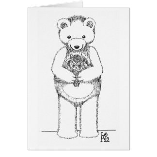 Teddy Bear with Flowers