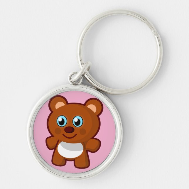 TEDDY BEARIE CUTE KEY RING (Front)