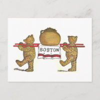 Teddy Bears and Boston Bean Pot