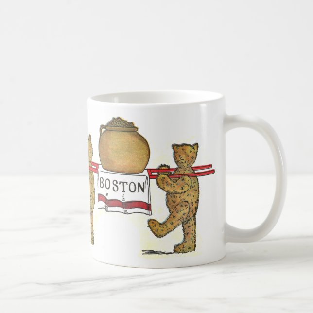 Teddy Bears and Pot of Boston Baked Beans Coffee Mug (Right)