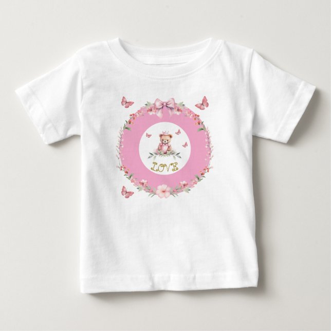 Teddy Bears & Butterflies T-Shirt  (Front)