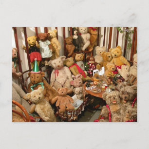 Teddy Bears Collectors Heaven Postcard