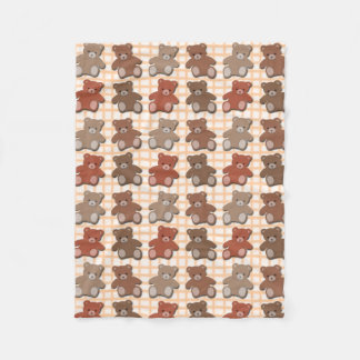 Teddy Bears Fleece Blanket