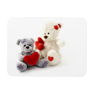 Teddy Bears Have Hearts Premium Magnet