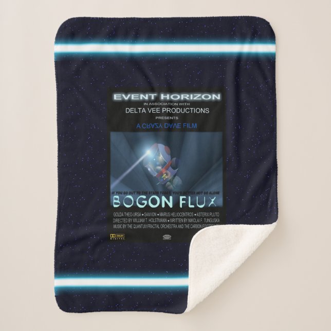 Teddy Bears In Space Sherpa Blanket (Front)