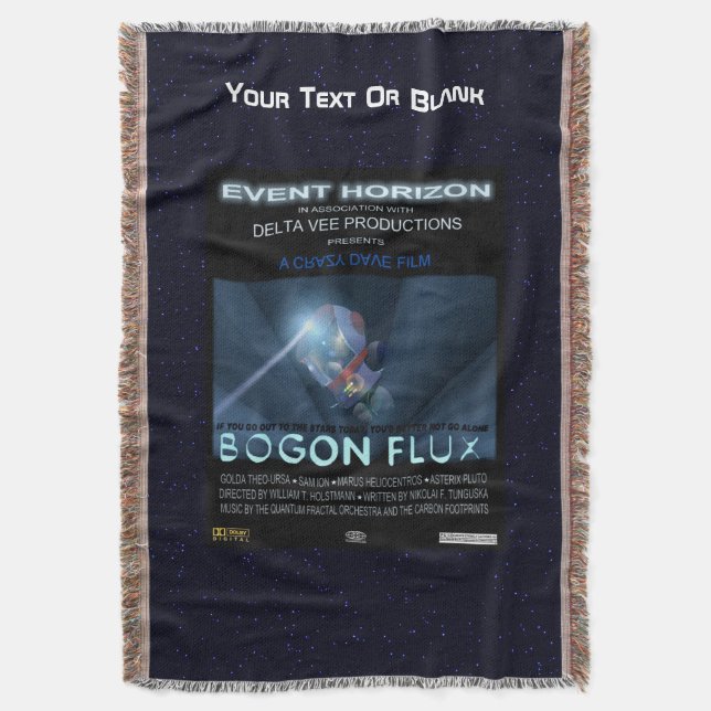 Teddy Bears In Space Throw Blanket (Front Vertical)