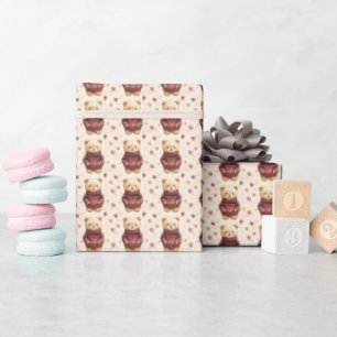 Teddy Bears in Sweaters Wrapping Paper