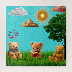 Teddy Bears in the Park Jigsaw Puzzle