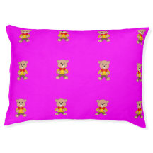 Teddy Bears Modern Pink Magenta