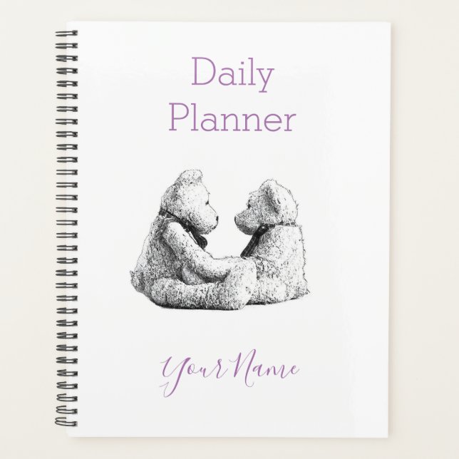 Teddy Bears Photo Daily Planner - HAMbWG (Front)