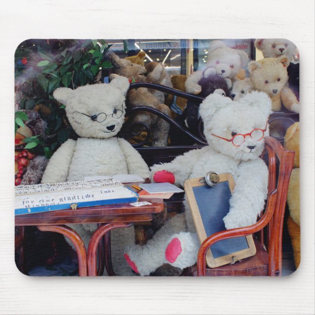 Teddy Bears Reading Lessons Mouse Mat (Front)