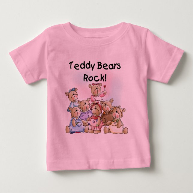 Teddy Bears Rock Tshirts and Gifts (Front)