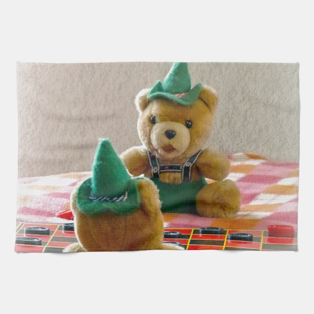 Teddy Bears Tea Towel (Horizontal)