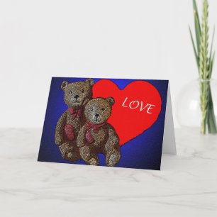 Teddy Bears Valentine's Day Card