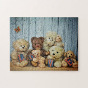 Teddy bears with friends jigsaw puzzle