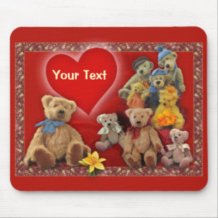 Teddy (customisable) mouse mat