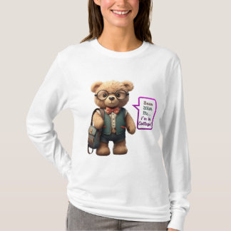 Teddy_design.no.7- by Maaya Prints, Women LSleeve T-Shirt