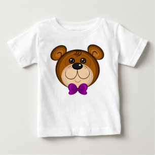 Teddy Face Infant Tee Shirt
