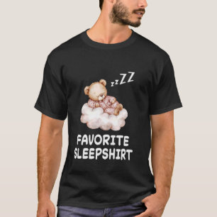 Teddy Grizzly Bear Bears Nap Sleeping Sleep Pajama T-Shirt
