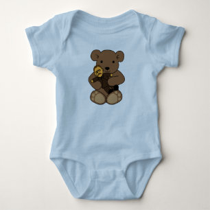 Teddy Love Baby Bodysuit