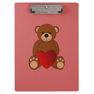 Teddy Love Clipboard