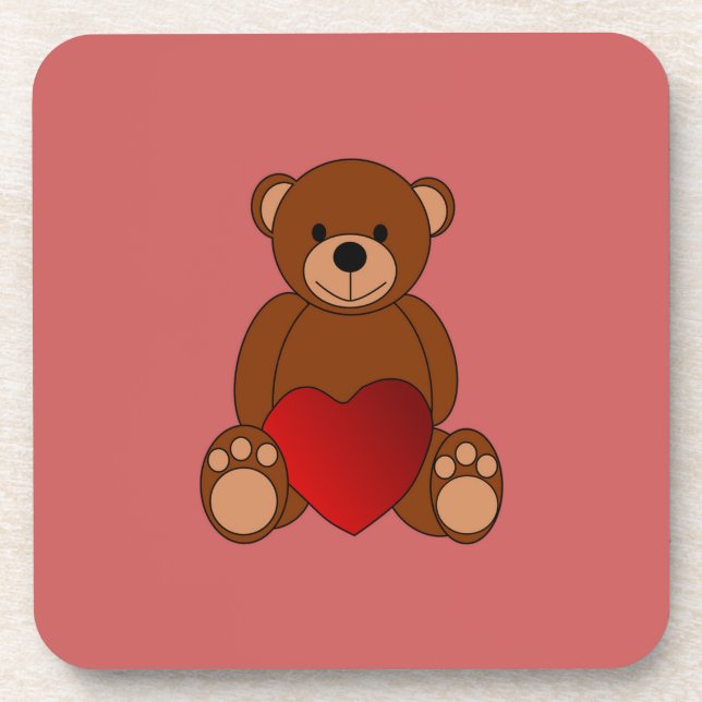 Teddy Love Coaster (Front)