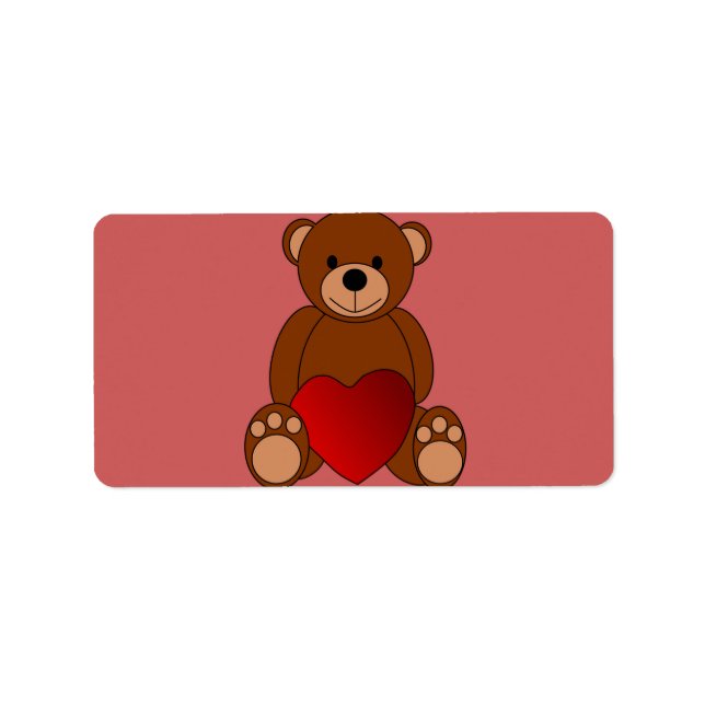 Teddy Love Label (Front)