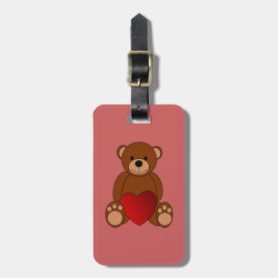 Teddy Love Luggage Tag