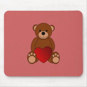 Teddy Love Mouse Mat