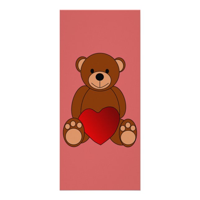 Teddy Love Rack Card (Front)