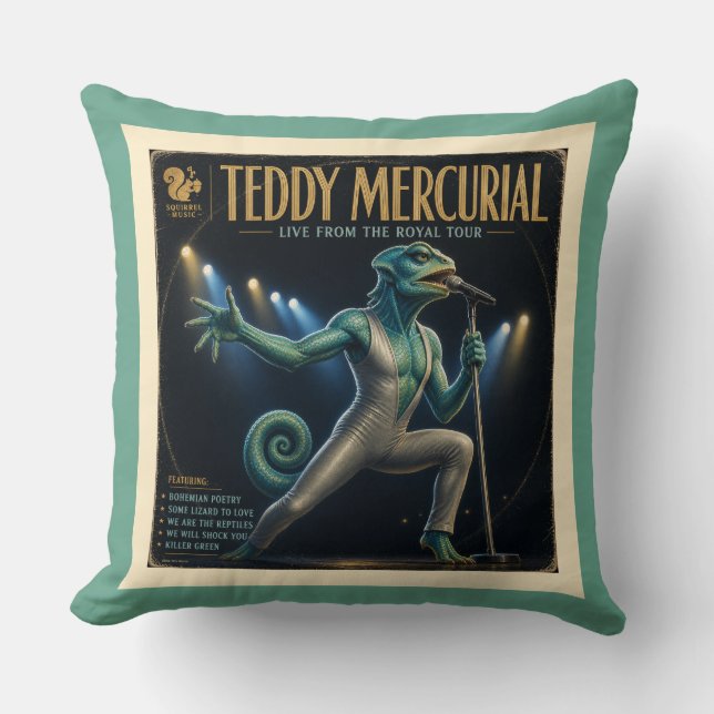 Teddy Mercurial Album: a Parody Cushion (Front)
