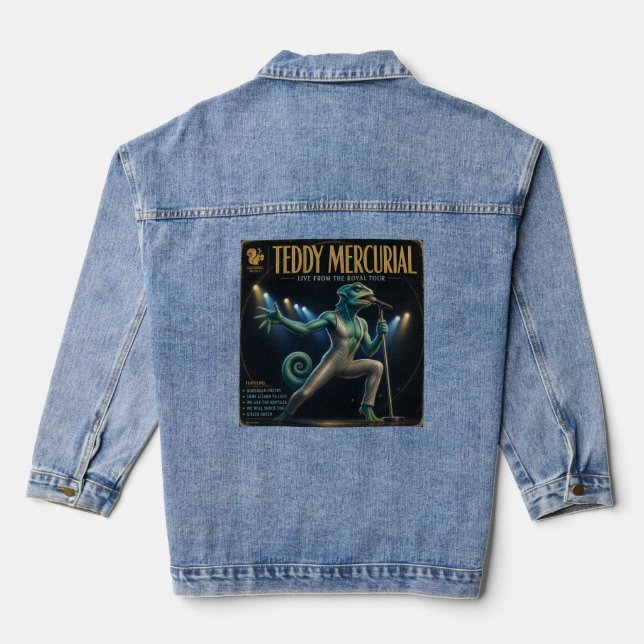 Teddy Mercurial Album: a Parody Denim Jacket (Back)