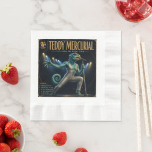 Teddy Mercurial Album; a Parody Napkin