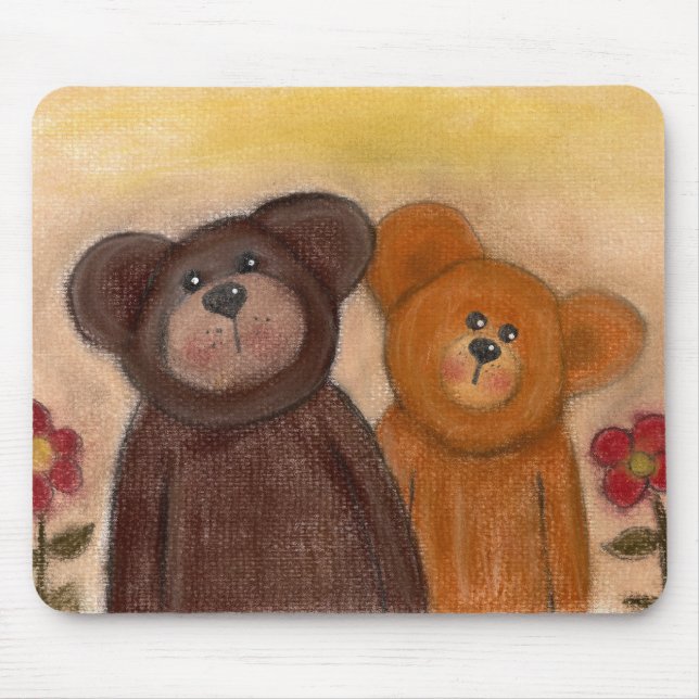 Teddy n Friend Mouse Mat (Front)