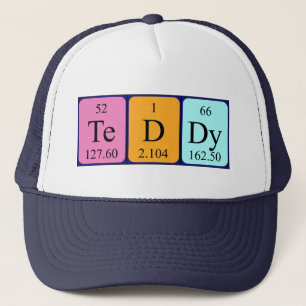 Teddy periodic table name hat