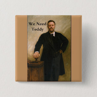 Teddy Roosevelt Button