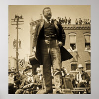 Teddy Roosevelt Speaks 1905 Vintage