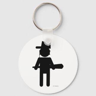 Teddy Roosvelt Key Ring