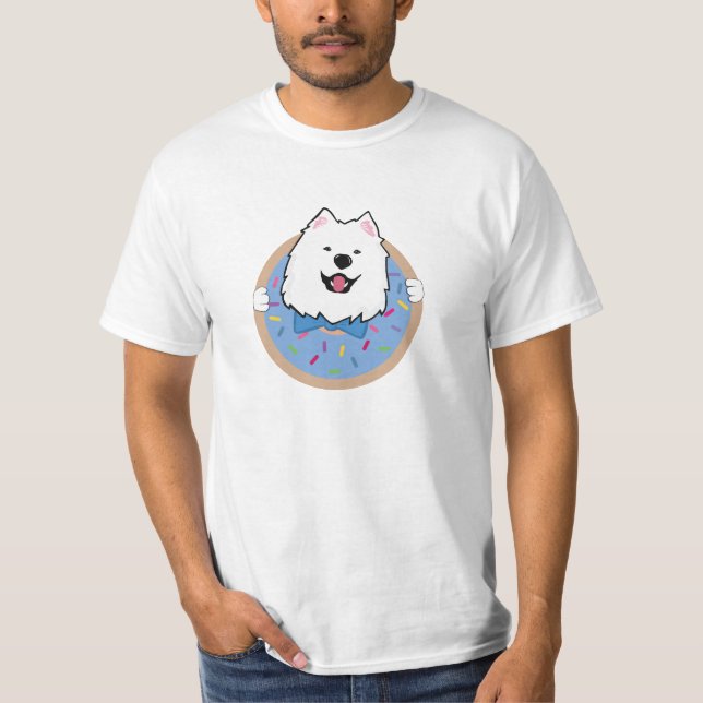 Teddy samoyed T-Shirt (Front)